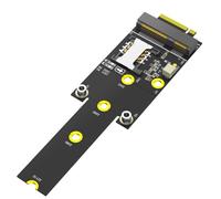 NONDK Adaptador Mini PCI-e A M.2(NGFF) Key M con Ranura para Tarjeta SIM para Módulo WiFi/WWAN/LTE