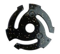 NONDK Adaptador para LP45 RPM, Base de Conversión de Audio para Tocadiscos de Vinilo EP, Gramófono, Color Negro.