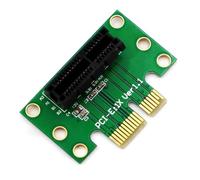 NONDK Adaptador PCIe 1x Tarjeta Riser Convertidor 90 Grados PCI Express PCI-e X1 Placa de Expansión para Servidor 1U PC de Escritorio PCIe 1X Tarjeta Riser 90 Grados