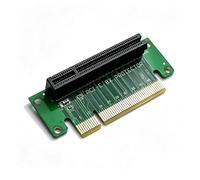 NONDK Adaptador PCIe 8X Tarjeta de Extensión Convertidor 90 Grados PCI Express PCI-e X8 Placa de Expansión para Servidor 1U 2U PC de Escritorio PCIe 8X Tarjeta de Extensión 90 Grados
