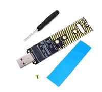 NONDK Adaptador USB NVME M.2 NVME SSD a USB 3.1 Adaptador 10Gbps USB3.1 Gen 2 para M2 NVMe 2230 2242 2260 2280 SSD