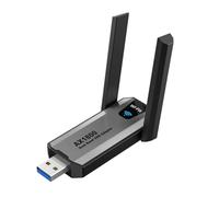 NONDK Adaptador WiFi AX1800 1800Mbps USB3.0 WiFi6 Receptor Transmisor 2.4G y 5.8G Compatible con -MIMO para PC de Escritorio