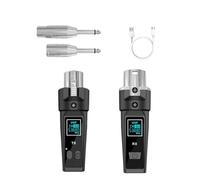 NONDK Adaptador XLR de 2,4 G, Transmisor y Receptor de Micrófono Inalámbrico para Micrófono Dinámico, Mezclador de Audio, Guitarra y PA