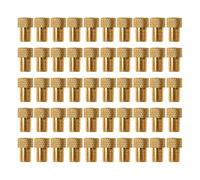 NONDK Adaptadores de Válvula Presta A Schrader, Convertidores de Válvula de Bicicleta A Schrader, 50/100 PCS, Adaptador de Neumático de Bomba de Bicicleta de Aluminio, Boca Francesa A Boca