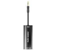 NONDK Aislador de Audio de 3.5 Mm, Aislador de Bucle de, Anti Interferencias y Cancelador de Ruido, Filtro de Ruido para de Audio de Coche y Hogar.