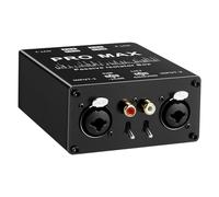 NONDK Aislador de Audio, Eliminador de Corriente de Audio, Aislador XLR 6.5 de 2 Vías, Filtro de Común para Micrófono de Mezclador de Transmisión en