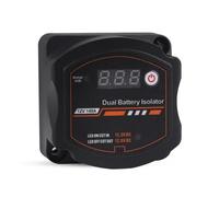 NONDK Aislador de Batería Dual Inteligente de 12 V y 140 A, Control Automático o Manual, Relé Sensible Al Voltaje, VSR, para Auto, RV, ATV, UTV, Marino.