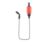 NONDK Alarma de Cadena de Pesca con Indicador de de Caña de Carpa, Ideal para Entusiastas de la Pesca Al Aire Libre, Color Rojo.