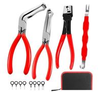NONDK Alicates de Desconexión Eléctrica Automotriz, Kit de Herramientas para Extracción de Terminales de Cables Automotrices, Herramienta para Terminales de Cables Automotrices A