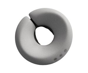 NONDK Almohada Masaje Suave para el Rostro, Espuma Viscoelástica para Relajarse, Cojín para Salón Belleza, Cojín para SPA, Almohadilla en Forma U, Color Gris