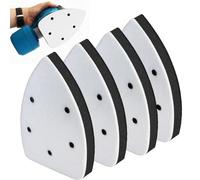 NONDK Almohadilla de Papel de Lija con Interfaz de Espuma y 5 Agujeros para Accesorios de Lijadora, Repuesto de Almohadilla Multiherramienta con Interfaz.