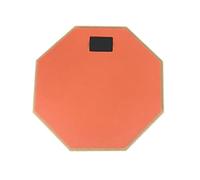 NONDK Almohadilla de Práctica para Batería, Almohadilla de Práctica Silenciosa de Doble Cara, Almohadilla de Práctica para Caja, Color Naranja