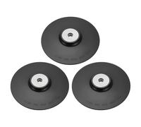 NONDK Almohadilla de Respaldo de Plástico para Amoladora Angular de 3 Piezas Compatible con Disco de Rosca Interna M14 para Lijadora Angular de 180 mm de Diámetro