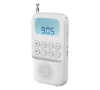NONDK Altavoz Bluetooth Portátil Receptor de Radio, Reproductor MP3, Jack para Auriculares, Altavoz Inalámbrico Mini Recargable por USB Tipo-C A