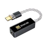 NONDK Amplificador de Auriculares USB Portátil de Alta Fidelidad con Chip Dual CS43198+CT7601, y Amplificador, Sin Pérdida, Adaptador Portátil DSD256 de 32 Bits/384 Hz A