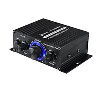 NONDK Amplificador de Potencia de Audio -170 Amplificador de Potencia de Audio EstéReo HiFi InaláMbrico 200W + 200W con Entrada Amplificador de AutomóVil para el Hogar