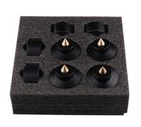 NONDK Amplificador Discos Amortiguador de Vibraciones Reproductor Amortiguador de Vibraciones Altavoces de Estantería Pies, Altavoz de Pie, Almohadillas Antivibración para Subwoofer A