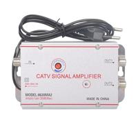 NONDK Amplificador Divisor de TV por Cable 8630MA2 de 30 DB para Antena de TV Digital, Amplificador de Señal para Equipos de TV Domésticos de 45 MHz A 860 MHz, Enchufe Europeo. EU Plug