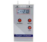 NONDK Analizador de OxíGeno Profesional PortáTil O2 Medidor de ConcentracióN de OxíGeno Detector 21%-95.6% Medidor de O2 Detector de Gas Enchufe de la UE