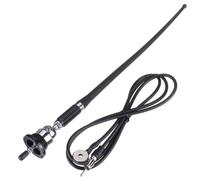 NONDK Antena de Radio de Techo para Coche de 17 Pulgadas, Antena de Goma Am-FM con Base Giratoria de 180 Grados y Cable Flexible de 51 Pulgadas.