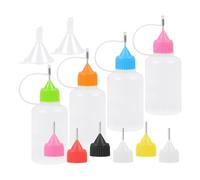 NONDK Aplicadoras de Pegamento con Punta de Aguja de Precisión, para Bricolaje, Quilling, PaperCraft, Pegamento, Tinta, Pintura Acrílica Líquida