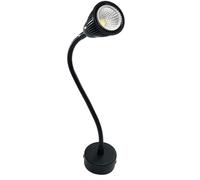 NONDK Aplique de Pared LED de Cuello de Cisne Ajustable - para Uso Profesional y Doméstico Negro