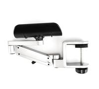 NONDK Apoyabrazos Ajustable de Metal, Soporte para Muñecas, Almohadilla de Ratón Extendida, Reposabrazos para Computadora, Ergonómico, Cómodo para la Mano, Color Plateado