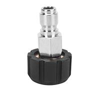 NONDK Arandela de Presión Girar Conectar M22 14 mm x 3/8 Pulgada Enchufe de Desconexión Rápida Junta B de Alta Presión Pezón Acoplamiento Rápido, 5000 Psi, Twis281