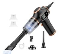 NONDK Aspiradora Inalámbrica para Coche, Electrodoméstico para el Hogar, Sofá, Oficina, Máquina de Limpieza de Alta Potencia, Mini Aspiradora, Limpiadora de Alfombras, Color Negro