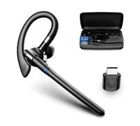 NONDK Auriculares Inalámbricos Bluetooth 5.4 de Conducción Individual con Micrófono Dual ENC y Cancelación de Ruido, Manos para Negocios.