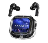 NONDK Auriculares Inalámbricos Bluetooth con Pantalla LCD A Color Inteligente y Reducción de Ruido HiFi, Estéreo, B
