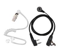 NONDK Auriculares Mic PTT de 2 Pines Auricular intrauditivo del Tubo acustico encubierto para UV-5R -888S CB Accesorios de Radio