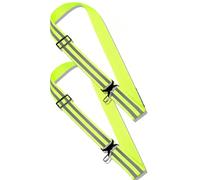 NONDK Banda Reflectante Ajustable de Alta Visibilidad para Actividades Nocturnas Al Aire Libre, Correas de Seguridad de 54 A 75 Cm.