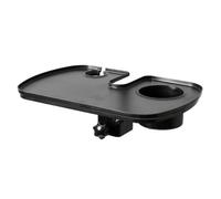 NONDK Bandeja para Soporte de Micrófono, Soporte Multifuncional para Micrófono con Portavasos, Estante para Atril, Bandeja para Tarjeta de Sonido.