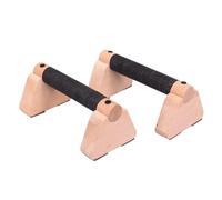 NONDK Barra de Flexiones de Madera para Entrenamiento en Casa, 1 Par, para Hombres y Mujeres, Soporte para Flexiones, Barras Paralelas, Equipo de Ejercicio de 25 Cm