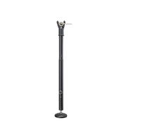 NONDK Barra de Seguridad para Puertas, Base Antideslizante Mejorada, Antirrobo para Puertas, Bloqueador de Seguridad Ajustable de 28 A 52 Pulgadas