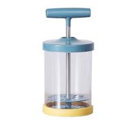 NONDK Batidor Manual de Crema de Plástico para Decorar Pasteles, Bebidas Espumosas y Aderezos, Color