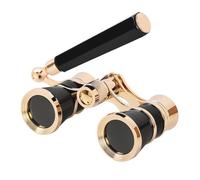 NONDK Binoculares de Ópera 3X25, Mini Binoculares Compactos con Asa para Adultos, Niños y Mujeres, Regalo Negro.