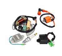 NONDK Bobina de Encendido BujíA CDI Caja Regulador de Voltaje Rectificador y Kit de Estator para YFS200 97-01