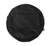 NONDK Bolsa Compacta para Caja de Tambor, Mochila con Correa para el Hombro, Bolsillos Exteriores, Accesorio para Instrumentos Musicales, Negro, 40x18cm