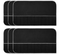 NONDK Bolsas de Almacenamiento de Plata, Organizador de Cubiertos de Fieltro de Tela para Guardar Plata, Bolsas Protectoras de Plata Antideslustre, 6 Unidades