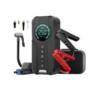 NONDK Bomba Aire para Arranque Emergencia Automóvil,Compresor Aire 150 PSI,2000 A,Banco Energía para Arranque Emergencia,Iluminación,Equipo Arranque Batería B