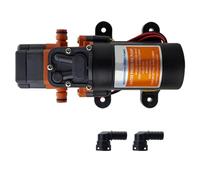 NONDK Bomba de Diafragma de Refuerzo de Alta Presión de 12 V CC y 40 PSI para Limpieza de Autocaravanas, Barcos, Riego y Máquinas de Bebidas.