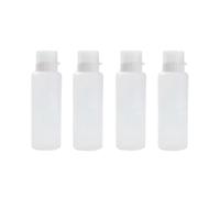 NONDK Botella Exprimible con 5 Agujeros para Condimentos, para Cocina, Ketchup, Mostaza, Mayonesa, Dispensador de Miel, Recipiente para Almacenar Salsas A