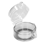 NONDK BS 02 Botón de Parada de Emergencia de 30 mm Bloqueo BSS02 PC Cubierta Transparente de Protección para Interruptor de Botón Pulsador Protector para Interruptor de Botón Pulsador