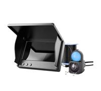NONDK Buscador de Peces Portátil, Detector de Profundidad de Agua, Buscador de Peces de Mano 1080P, Buscador de Peces LCD de 4.3 Pulgadas, Cámara de Pesca Submarina de 120° con Visión