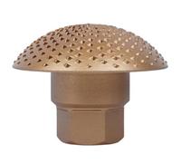 NONDK Cabezal de Lijado de Madera Redondeado, Cabezal de Molienda de Acero Al Carbono M14, Cabezal de Pulido para Amoladora Angular, Adaptador para Tallar Madera de 50 Mm.