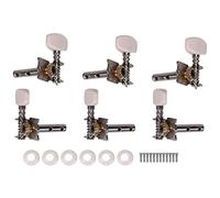 NONDK Cabezal de MáQuina de AfinacióN de Clavijas de AfinacióN de Cuerdas de Guitarra AcúStica de 6 Uds.