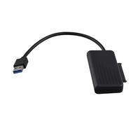 NONDK Cable Adaptador USB A SATA, Adaptador de AlimentacióN con Puerto de CC (Chip Independiente), Adaptador Externo para Disco Duro de 2,5/3,5 Pulgadas