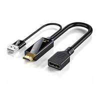 NONDK Cable Convertidor Macho una Hembra Compatible con 4K@60Hz Cable Adaptador Convertidor Compatible con una DP